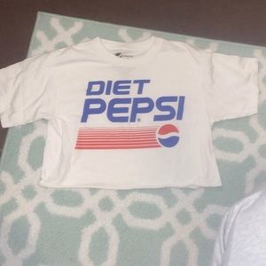 Diet Pepsi  crop top shirt